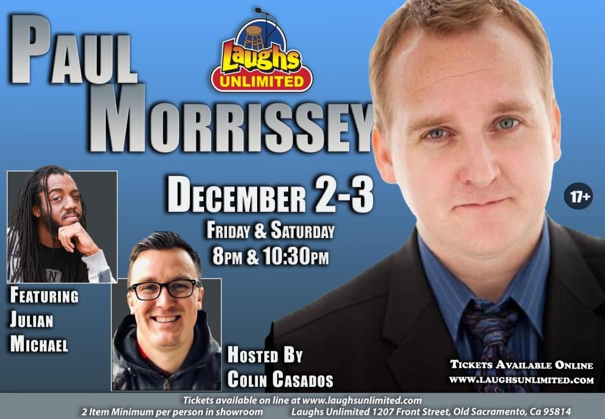Paul Morrissey at Richey Suncoast Theatre, 8 August | Event in New Port Richey | AllEvents