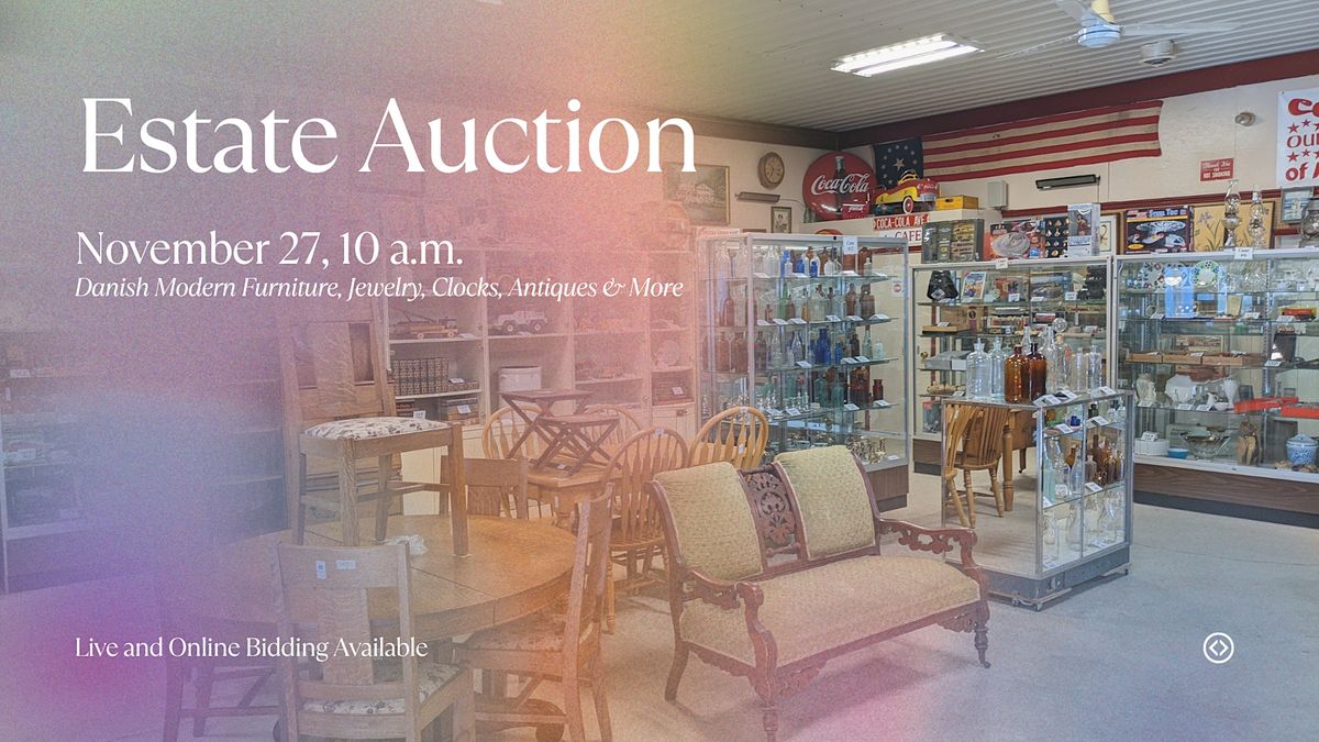 Biweekly Estate Auction Vintage & Antiques, Danish Modern Furniture