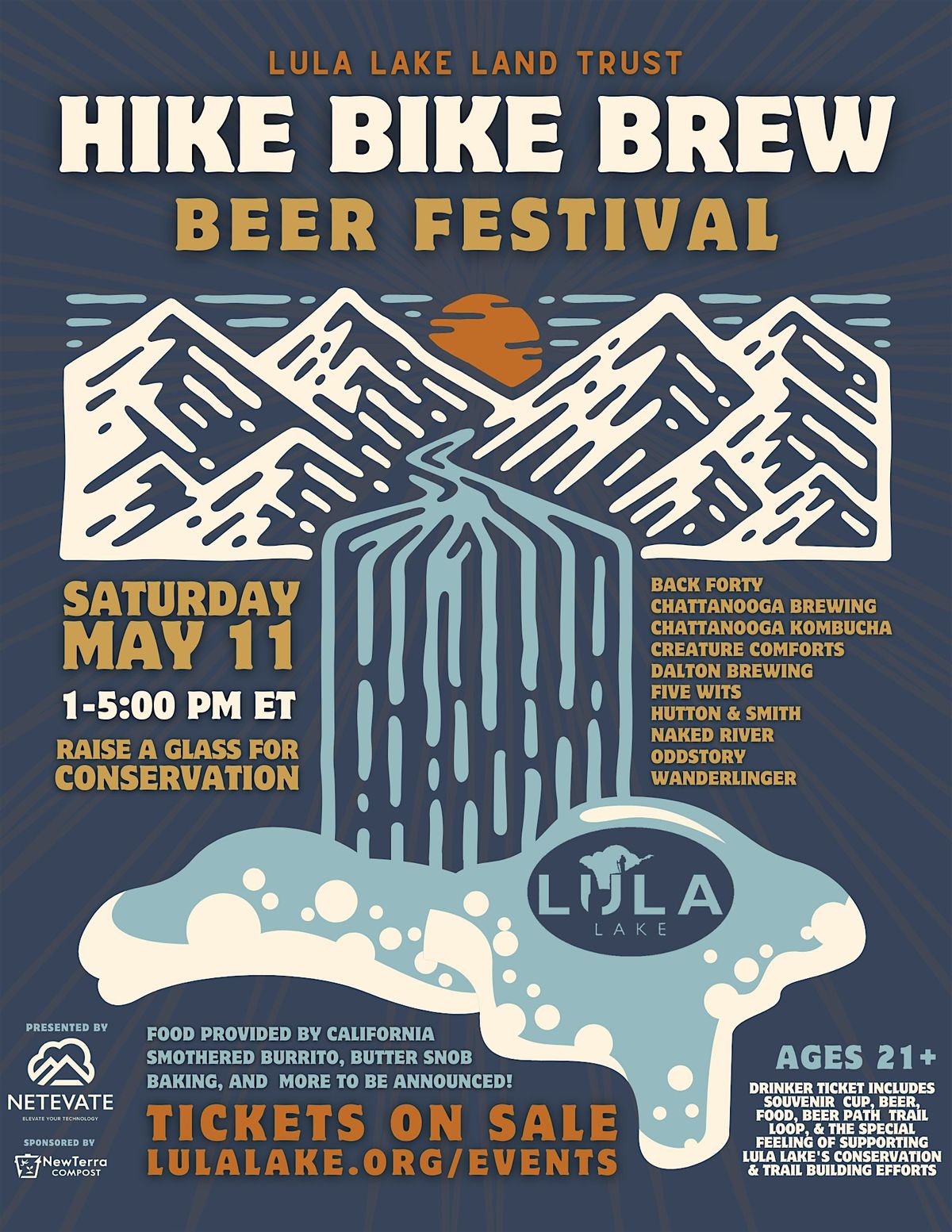 Hike Bike Brew 2024 Lula Lake Beer Festival, Lula Lake Land Trust, Lookout Mountain, 11 May