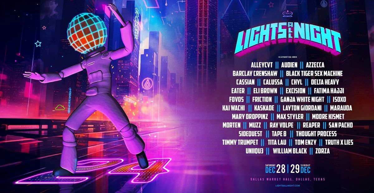 Lights All Night (2 Day Pass), 30 December | Event in Dallas | AllEvents