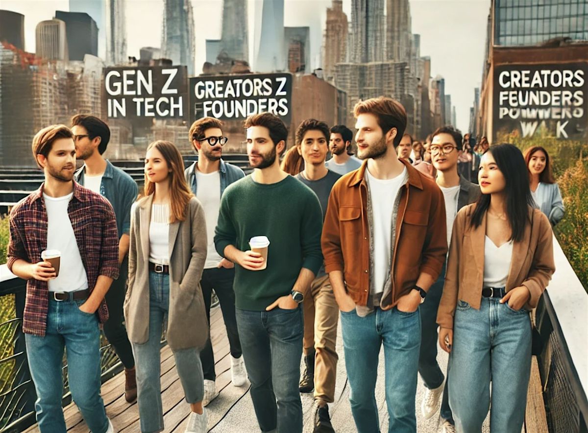 Gen Z in Tech Walk / Part of Creators and Founders Power Walk, We meet ...