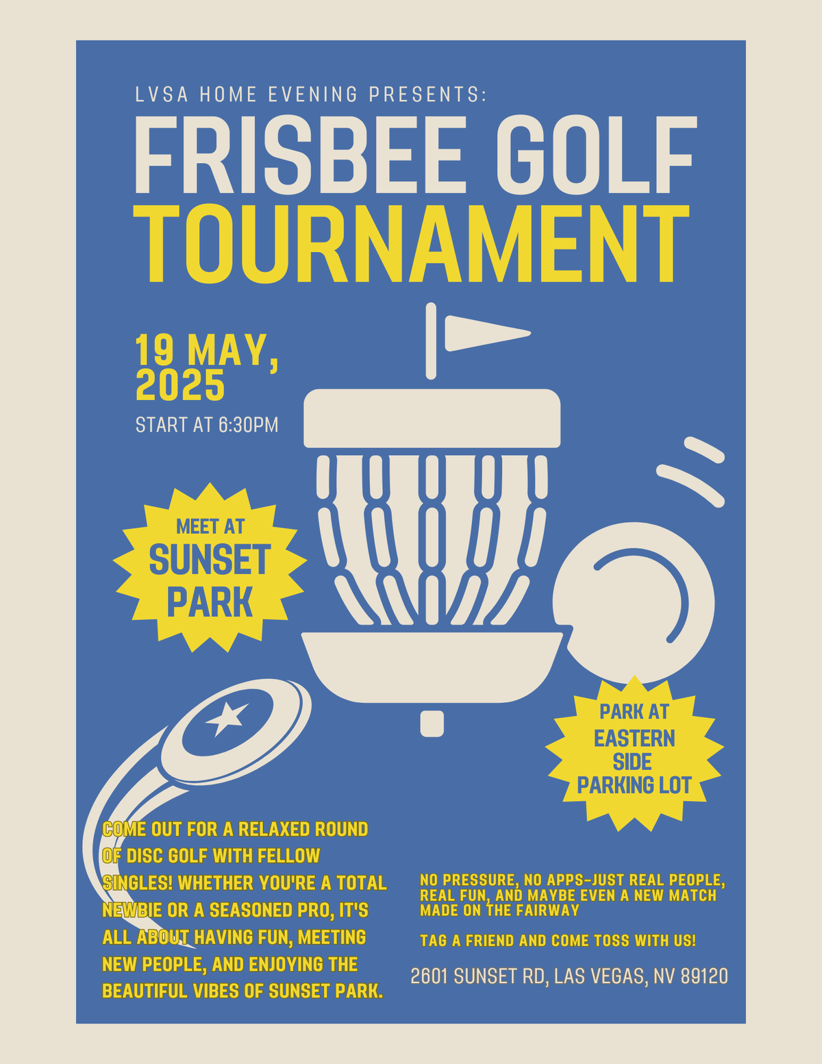 FHE - Frisbee Golf, 19 May | Event in Las Vegas | AllEvents