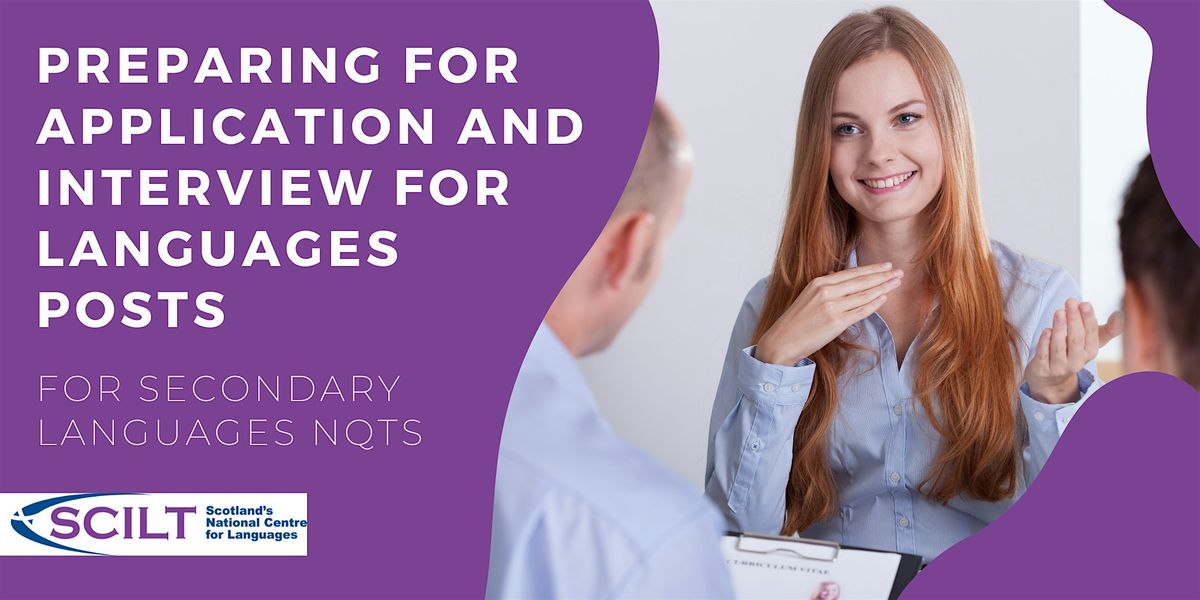 Preparing for application and interview for languages posts, February ...