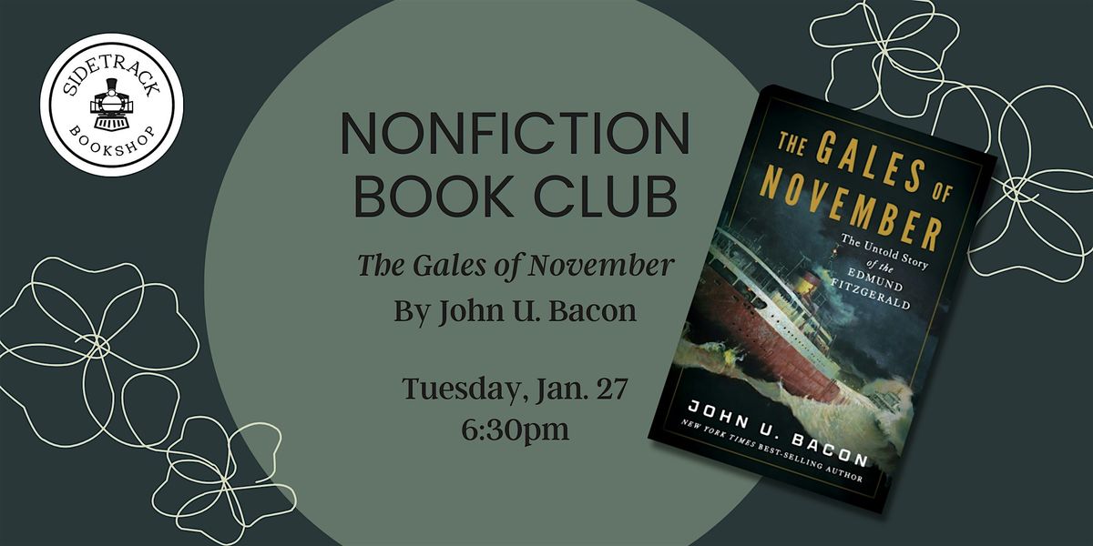 Nonfiction Book Club - The Gales of November, 27 January | Event in Royal Oak | AllEvents
