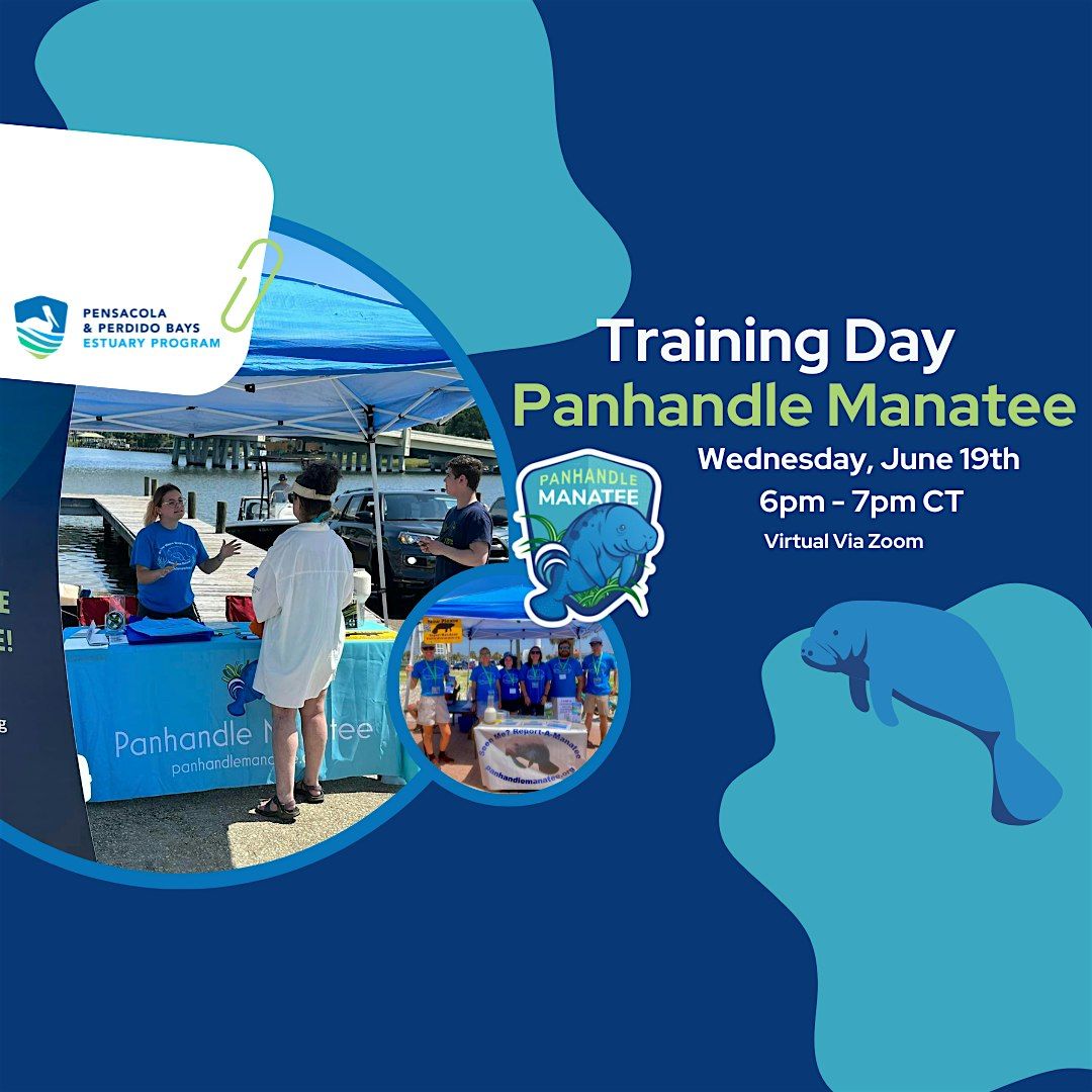 Panhandle Manatee Volunteer Training, June 19 2024 | Online Event