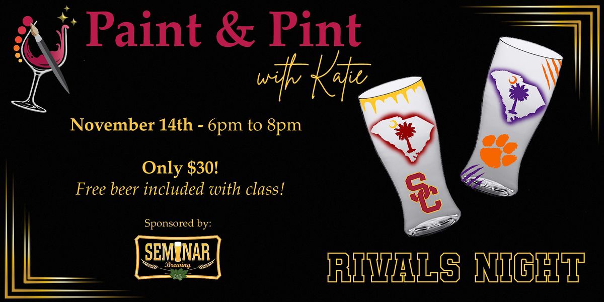 Paint and Pint with Katie, Seminar Brewing Taproom and Grille, West