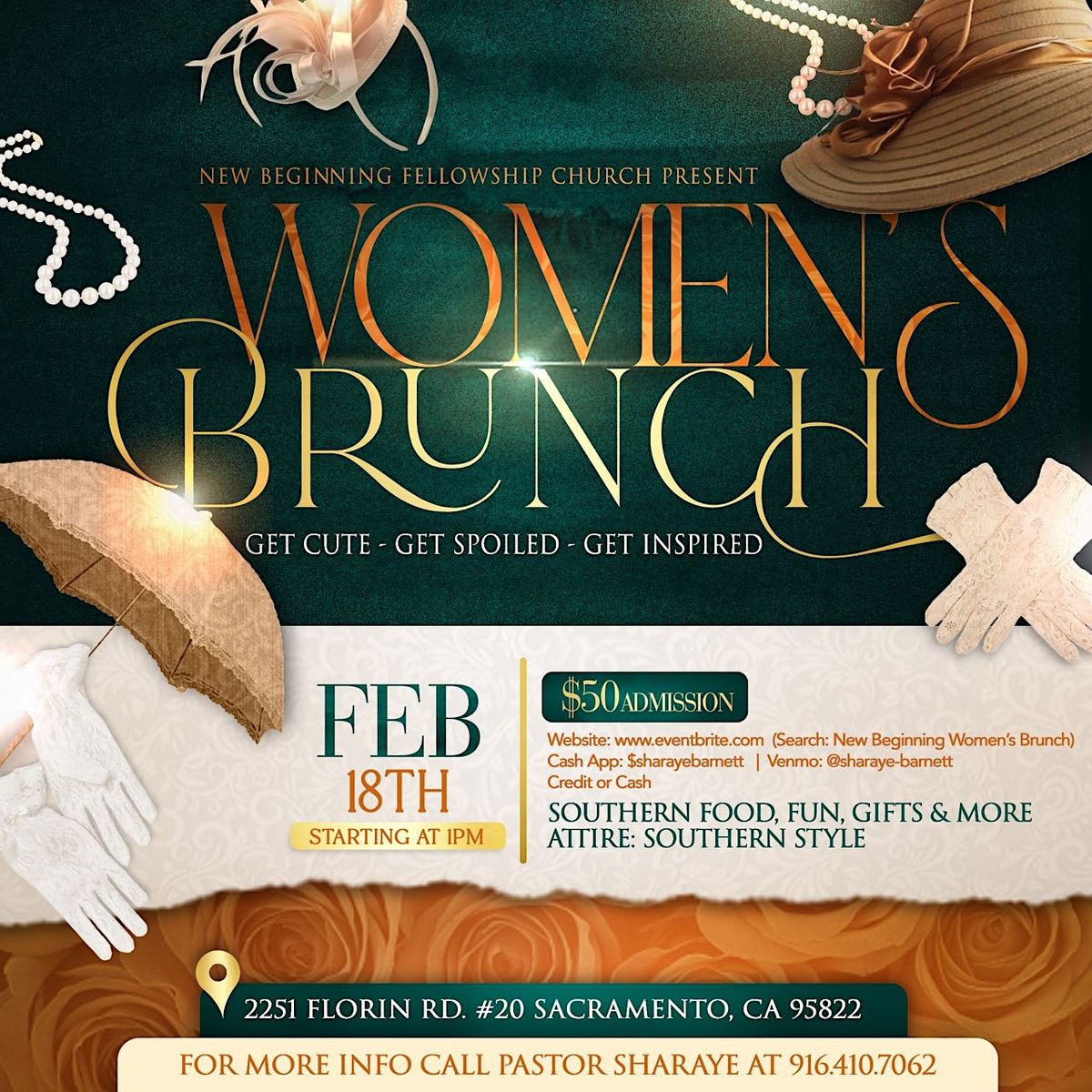 New Beginning Womens Brunch, New Beginning Fellowship, Sacramento