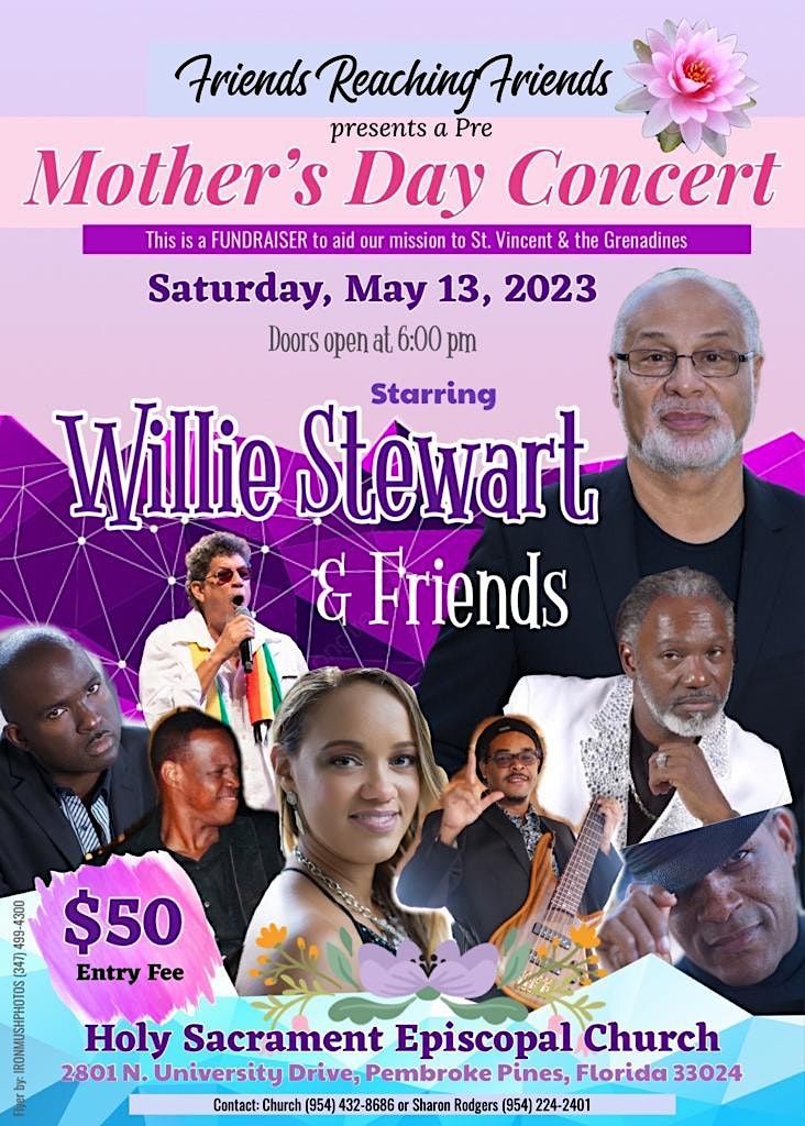 Mothers Day Concert with Willie Stewart & Friends(InPerson Event