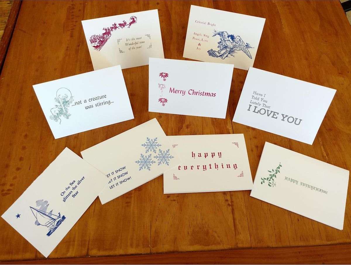 Holiday Card 2023, Virginia Center for the Book