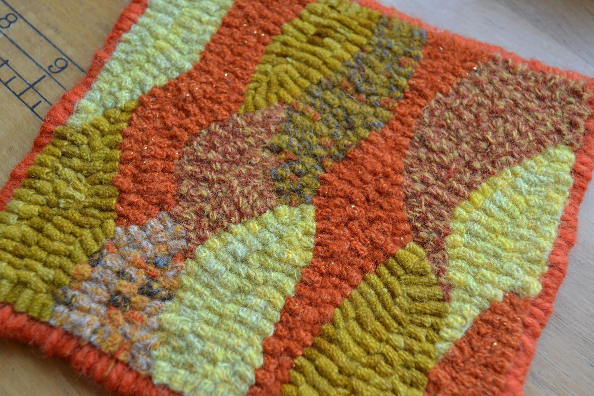 Basic Beginner Rug Hooking Class 1 Session, Parris House Wool Works