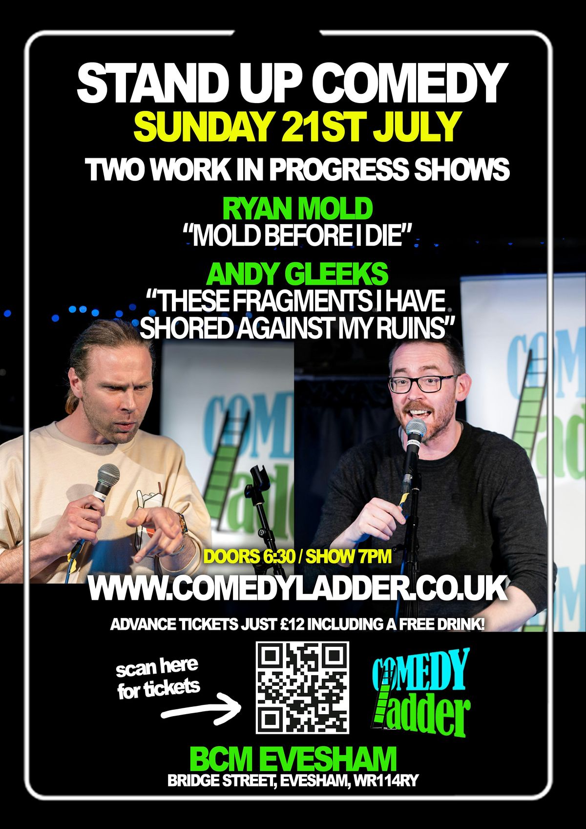 Stand Up Comedy- Two Works In Progress Shows, BCM Craft Ale Bar ...