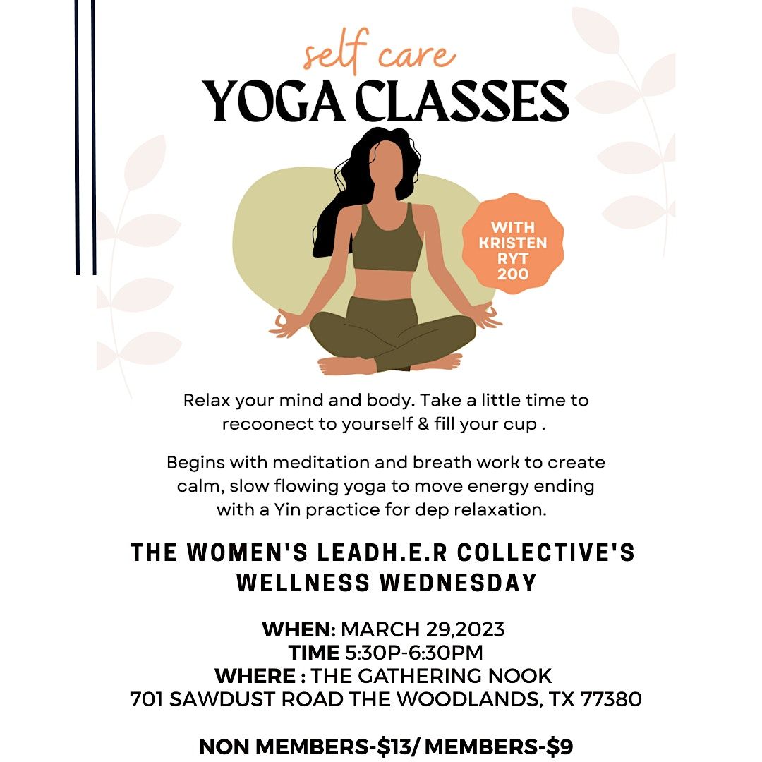 Wellness Wednesday In The Woodlands TX YOGA The Gathering Nook The wellness-wednesday-in-the-woodlands-tx-yoga-the-gathering-nook-the