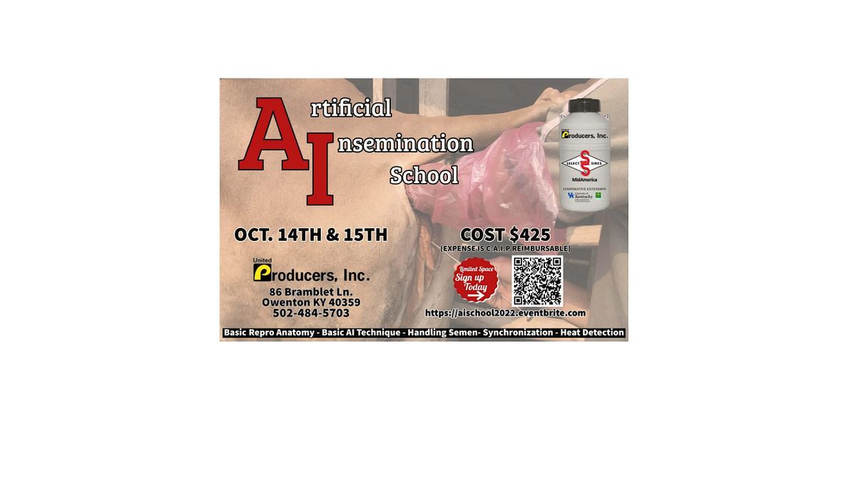 (AI) Artificial Insemination School for Cattle, United Producers Inc