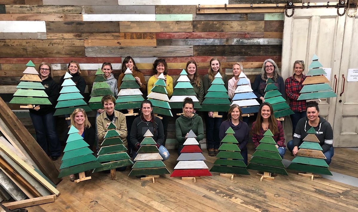 Paint Your Own Barn Board Christmas Tree, 521 Water st, Gardiner, 9