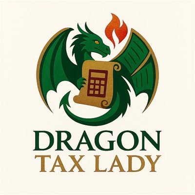 Dragon Tax Lady logo