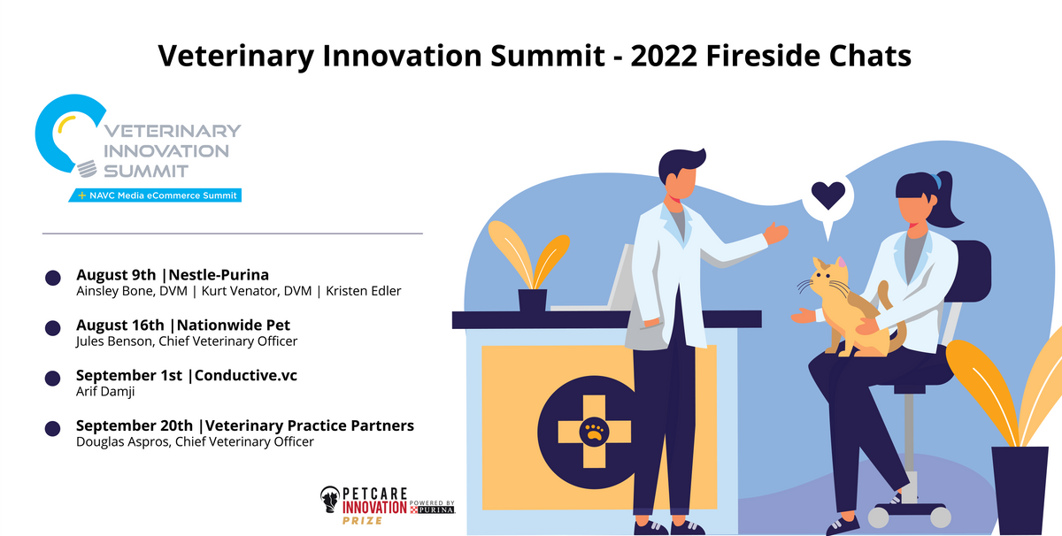 Veterinary Innovation Summit 2022 Fireside Chat Series, August 9 to