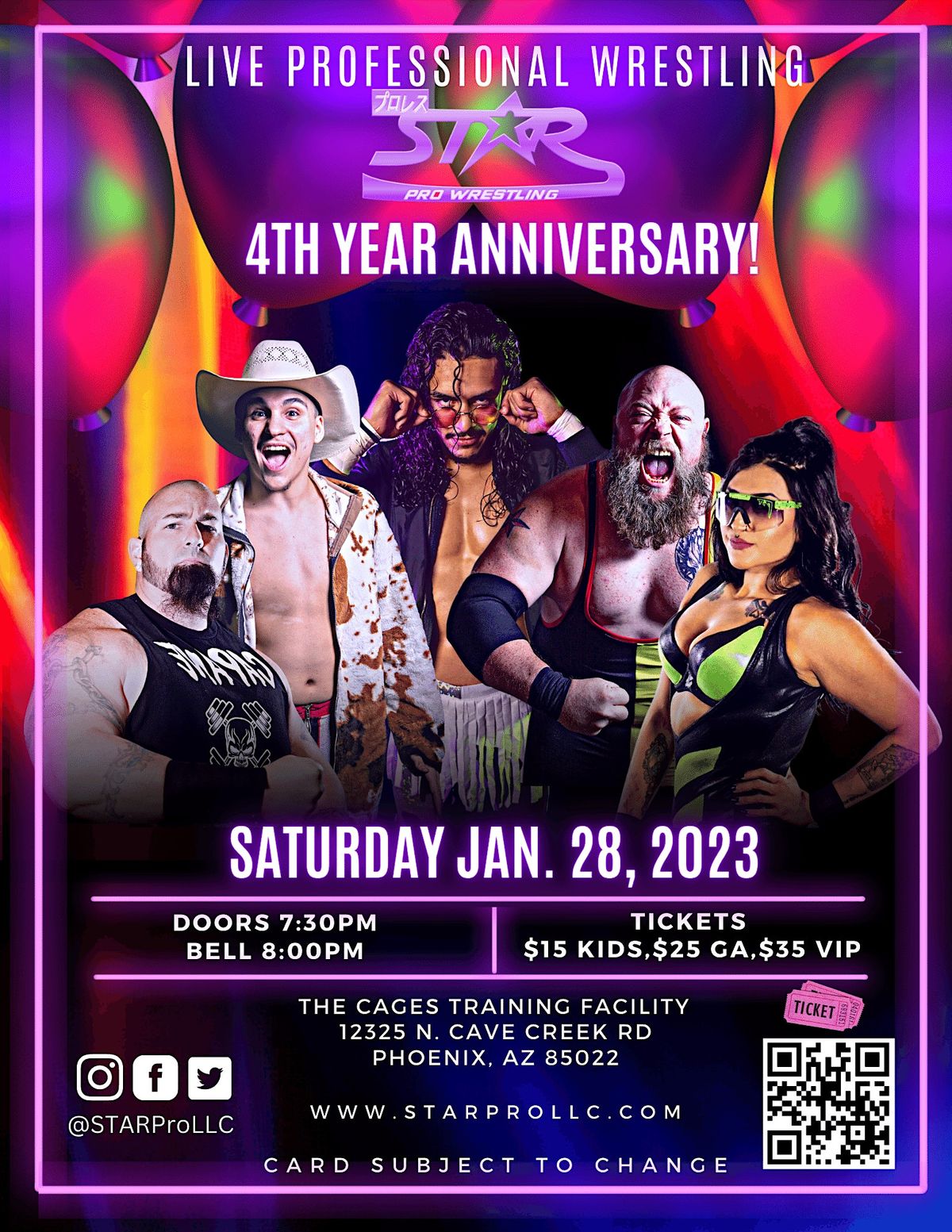 STAR Pro Wrestling PRESENTS 4th Year Anniversary Show!, The Cages