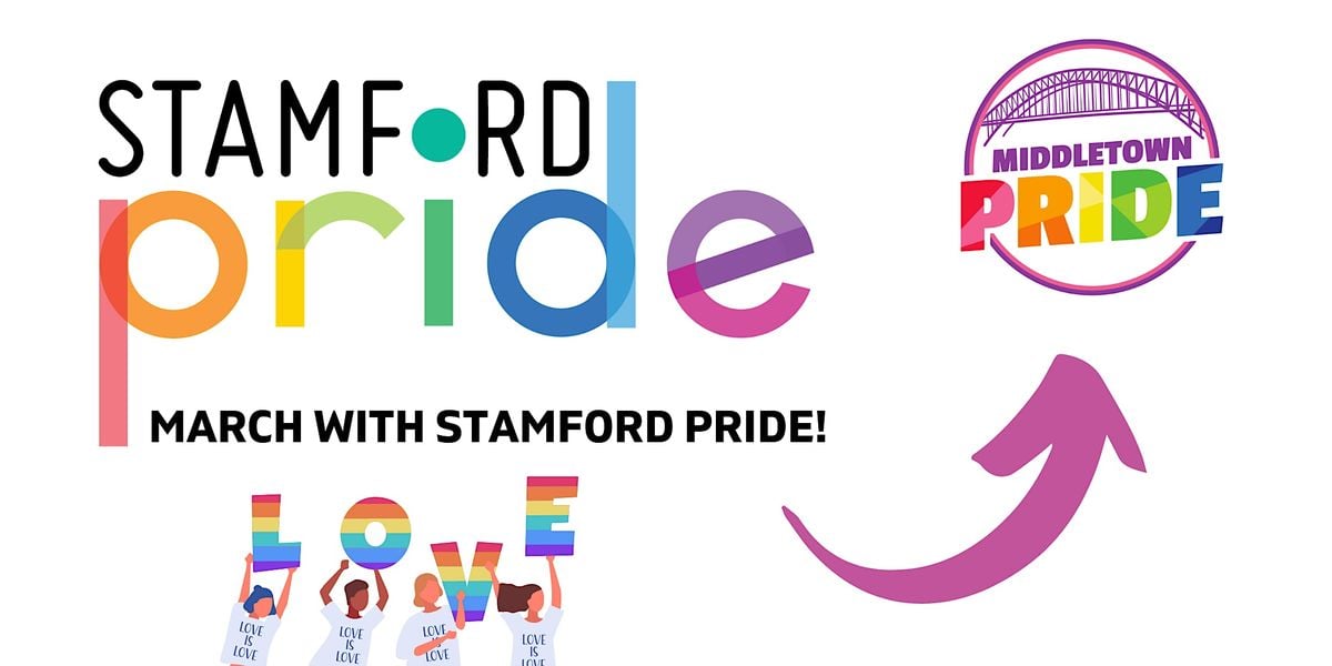 March with Stamford Pride at Middletown Pride Parade, 1 Spring St