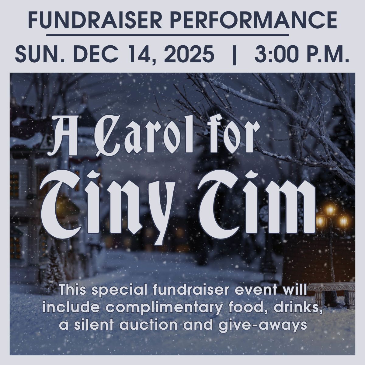 A Carol Tiny Tim, 11 December | Event in Cannon Beach | AllEvents