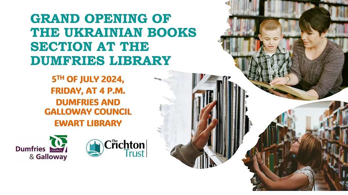 Grand Opening of the Ukrainian Books Section at The Ewart Library ...