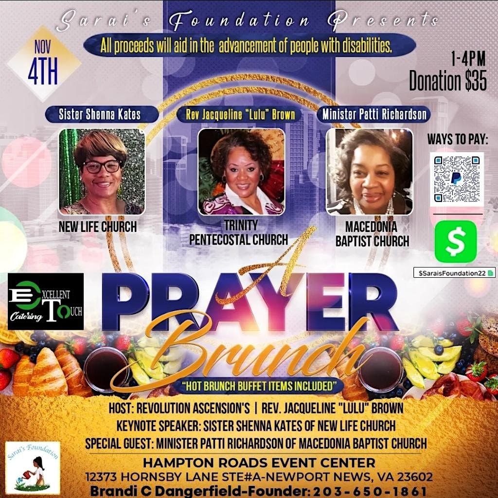 A Prayer Brunch, 12373 Hornsby Ln STE A, Newport News, 4 November 2023