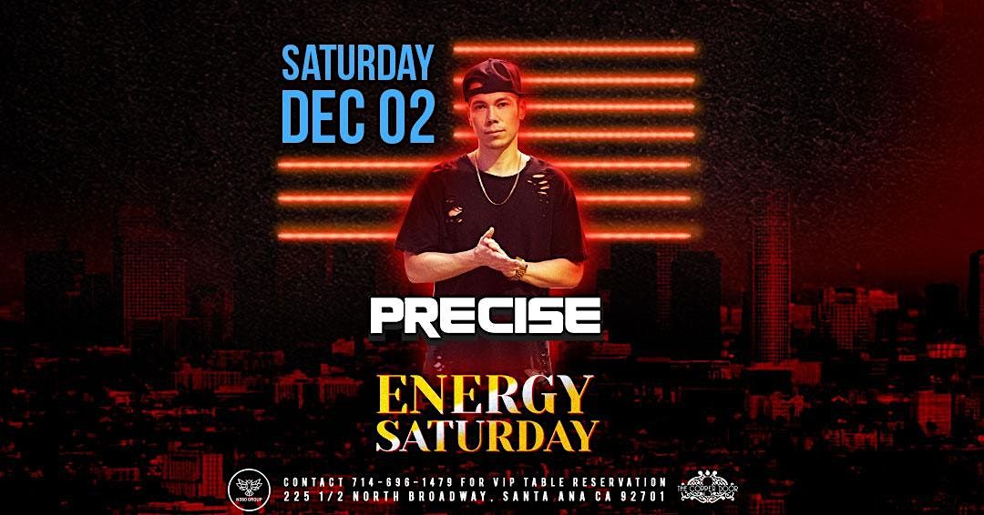 Energy Saturday @ the Copper Door with DJ Precise, The Copper Door ...