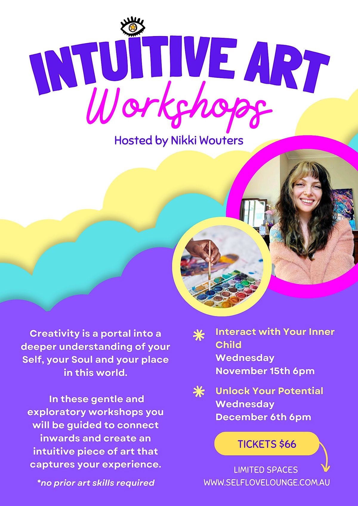 INTUITIVE ART Hosted by Nikki Wouters, Self Love Lounge