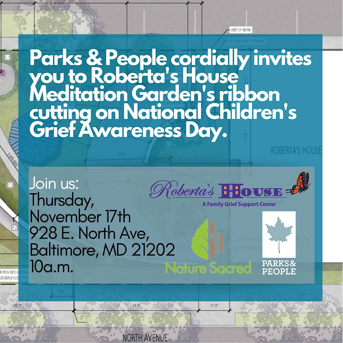 Meditation Garden Ribbon Cutting Childrens Grief Awareness Day