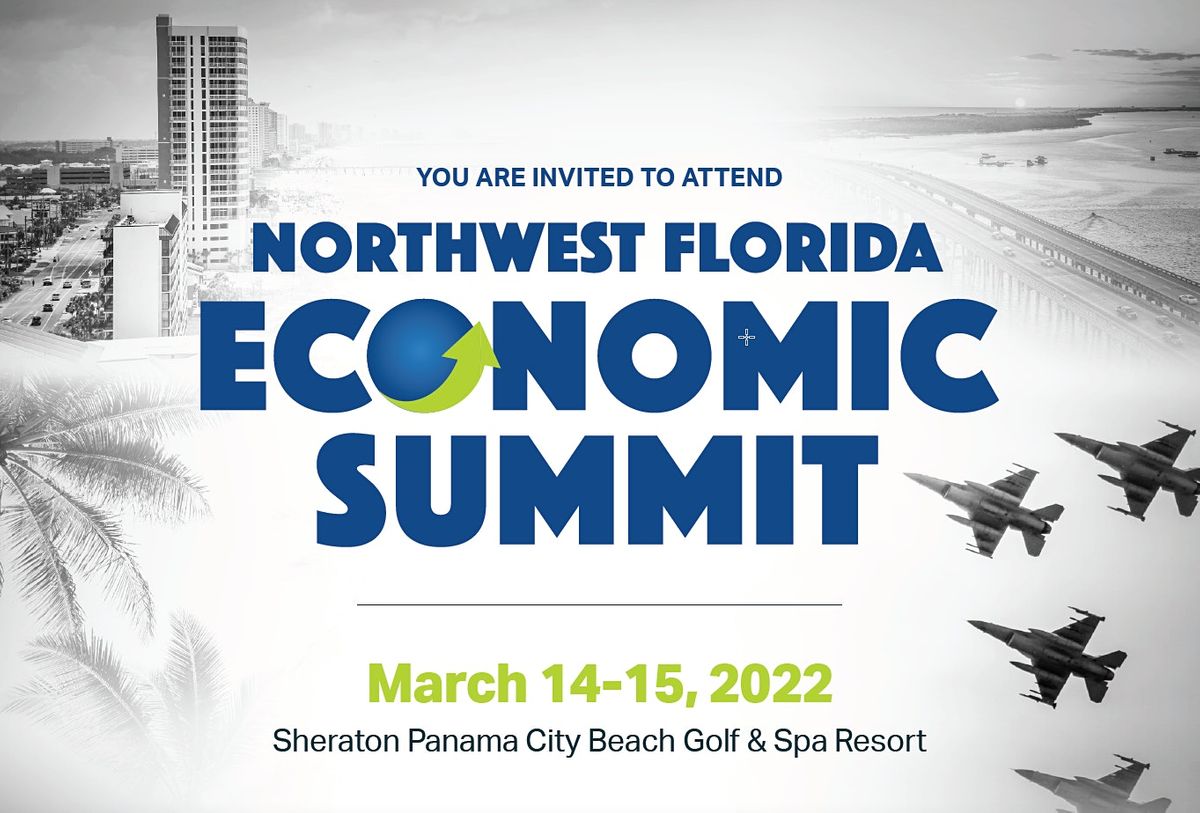 2022 Northwest Florida Economic Summit Sheraton Panama City Beach Golf Spa Resort 14 March To 15 March Florida Events March 2022