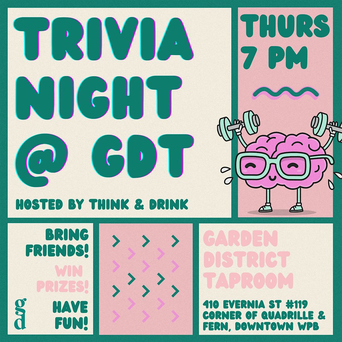 Trivia Thursdays @ Garden District Taproom DOWNTOWN WPB! | Event in West Palm Beach | AllEvents