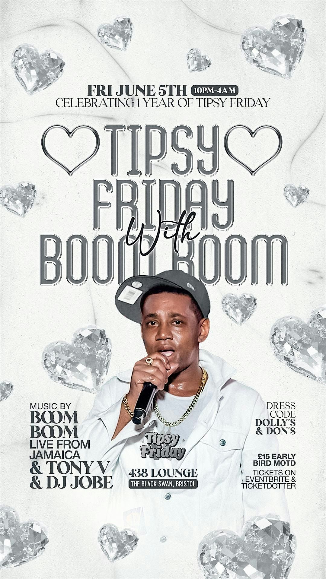Tipsy Friday with Boom Boom, 438 Lounge, The Black Swan, Bristol, 5 June  2026 | AllEvents