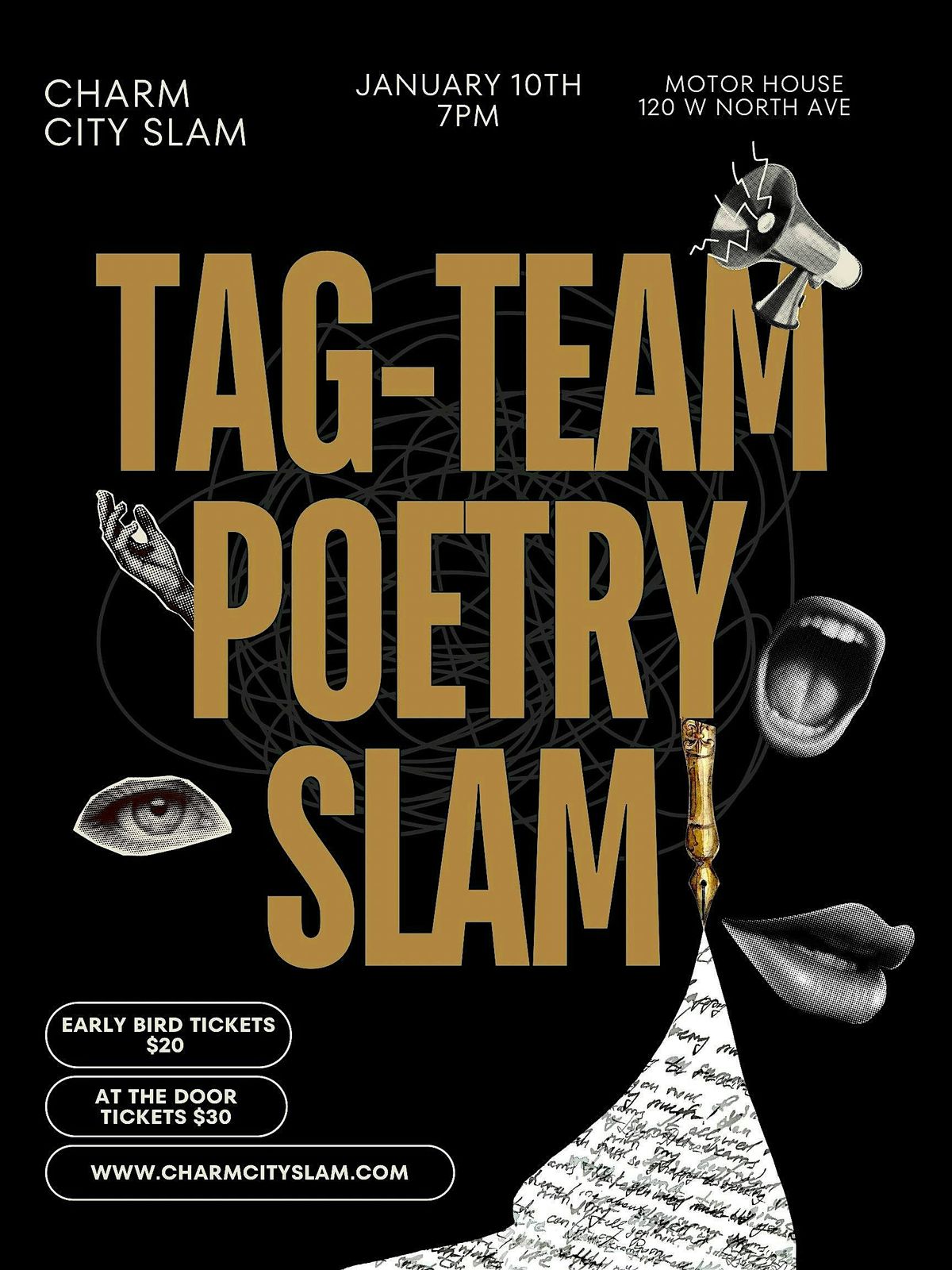 Tag-Team Poetry Slam, 10 January | Event in Baltimore | AllEvents