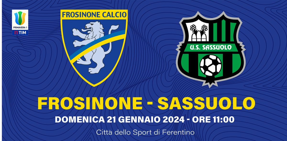 Frosinone Calcio - Sassuolo, Via Bagni Roana, Ferentino, 21 January ...