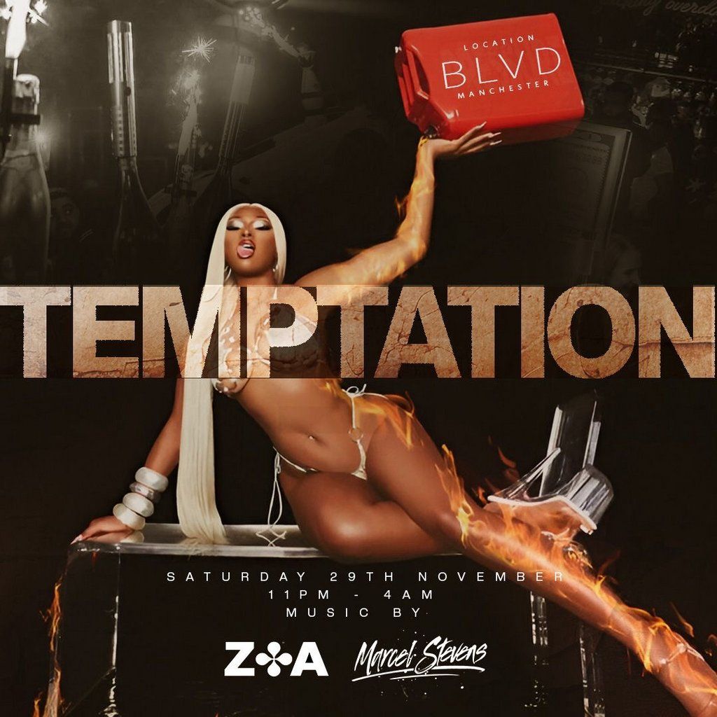 TEMPTATION x BLVD | Event in Manchester | AllEvents