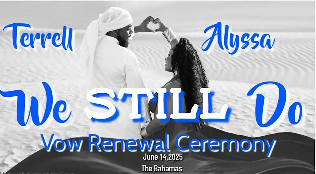 2025 CARIBBEAN CHEER FOR OUR 10TH YEAR! ALYSSA & TERRELLS VOW RENEWAL