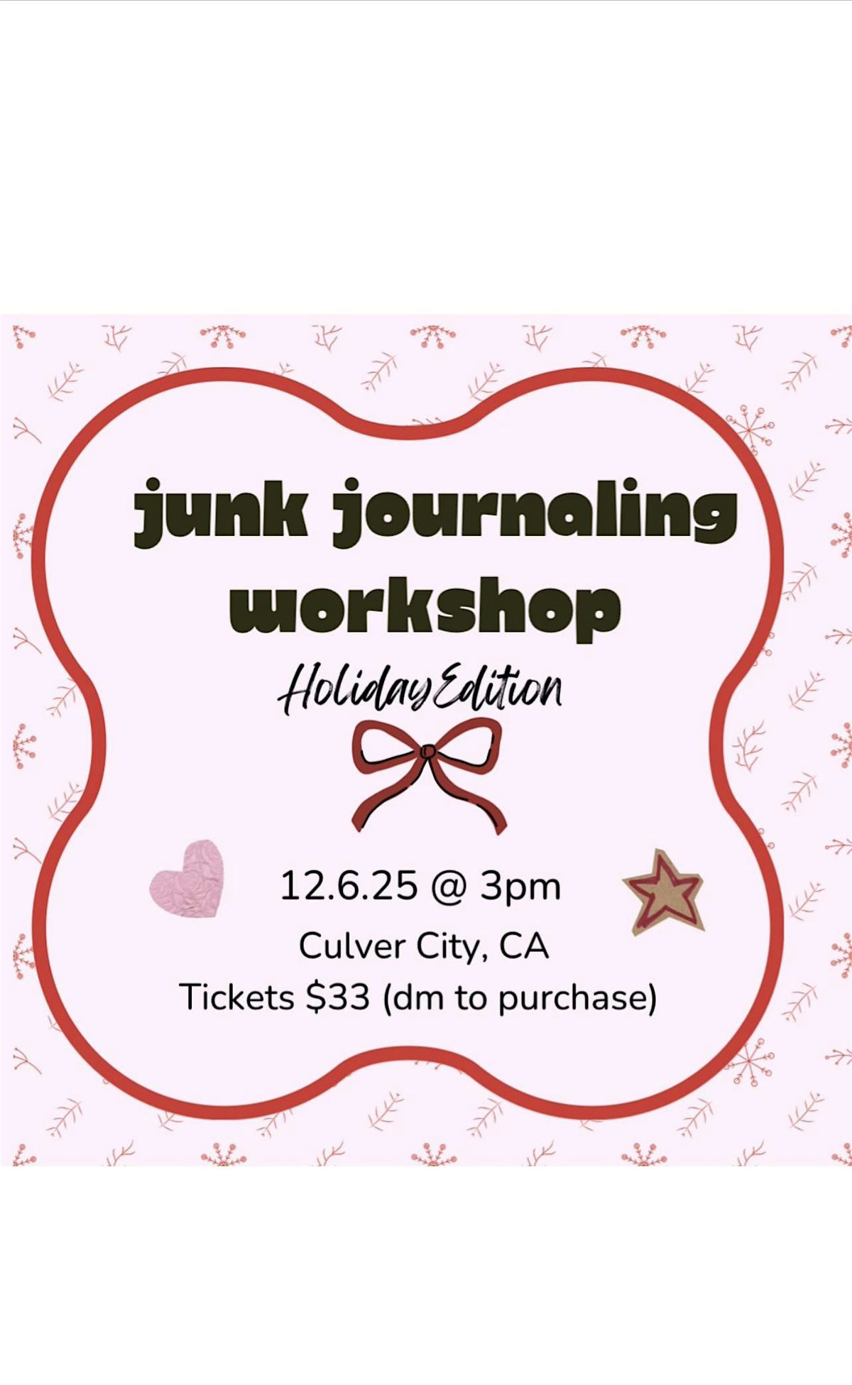 Whiskey & Plans Holiday Junk Journaling Event!, 6 December | Event in Culver City | AllEvents