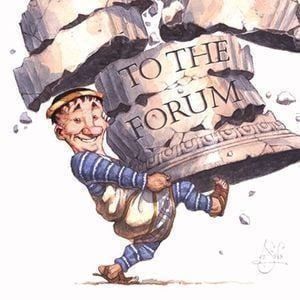 A Funny Thing Happened On The Way To The Forum