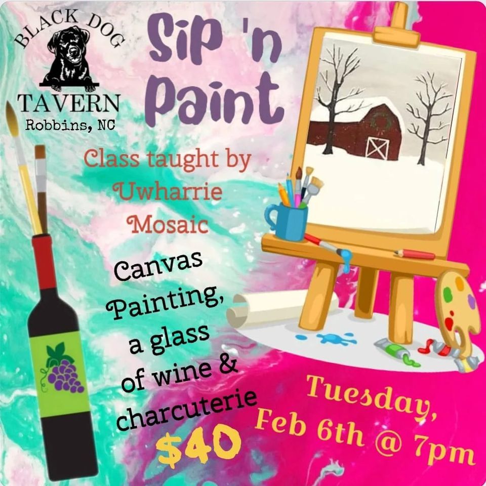 Sip n Paint, 155 S Middleton Street, Robbins, NC 27325, February 6 2024