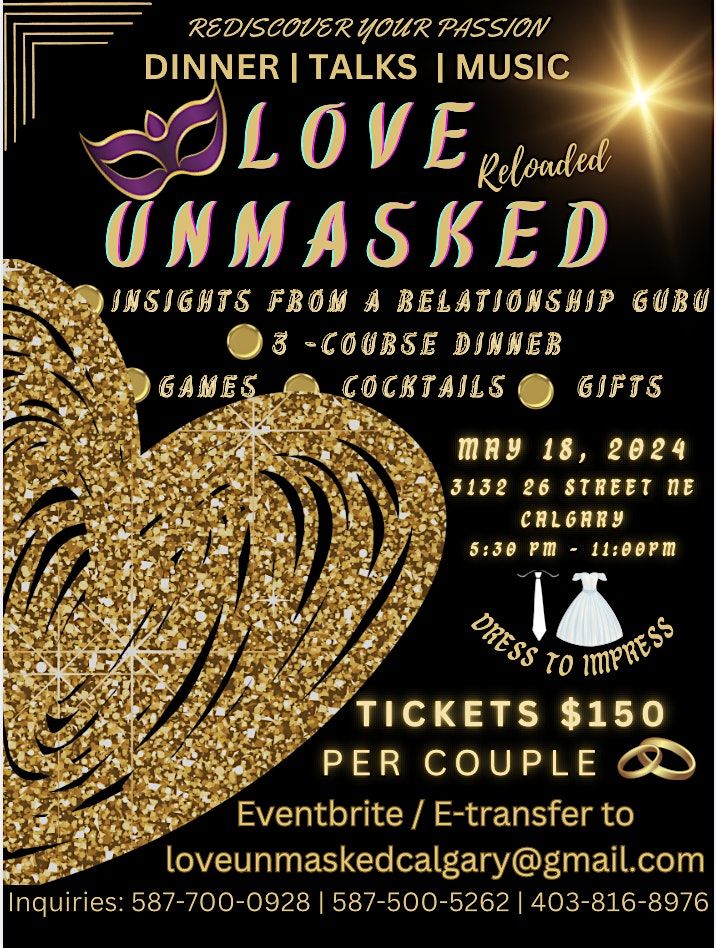 LOVE UNMASKED, 1 March | Event in London | AllEvents