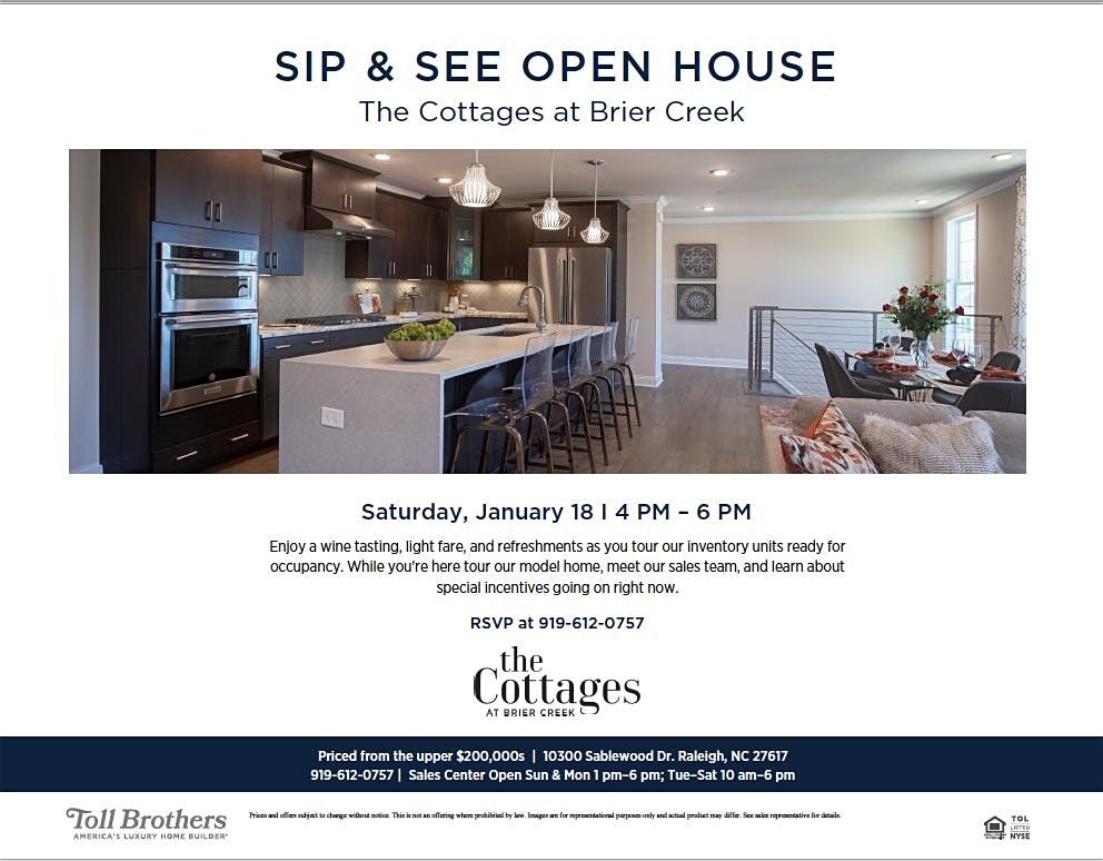 Sip And See At The Cottages At Brier Creek Raleigh