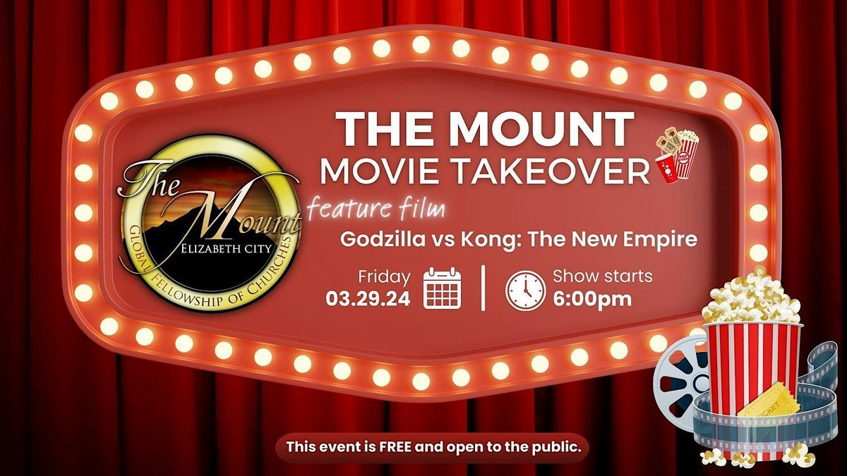 The Mount EC Movie Takeover, RCE Theaters, Elizabeth City, 29 March