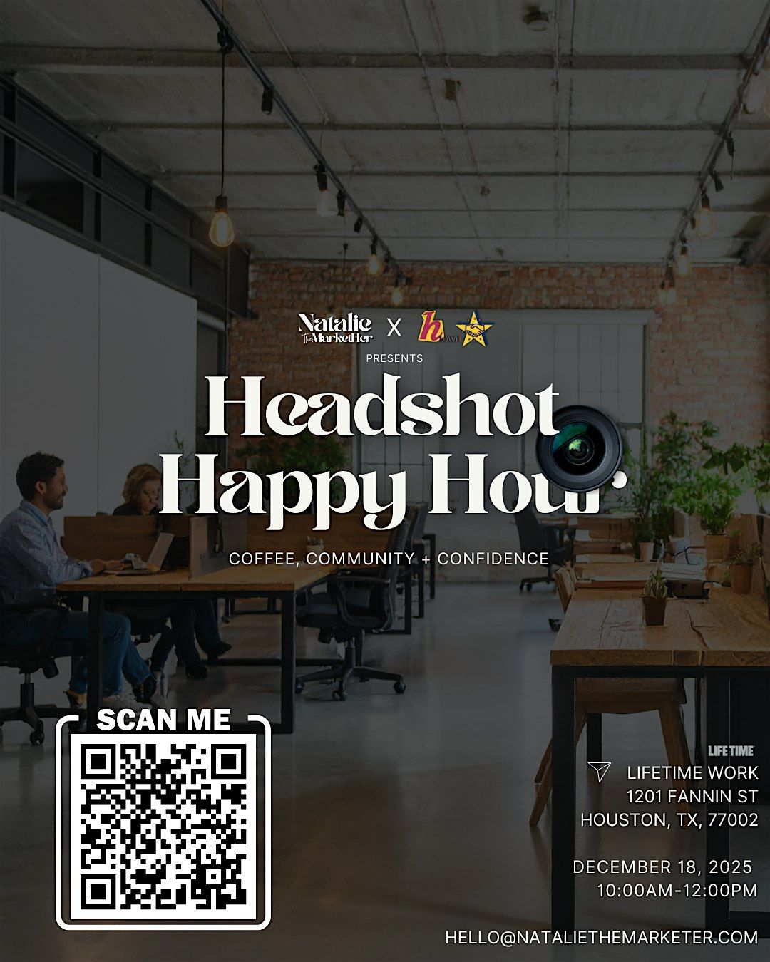 Headshot Happy Hour Business Network, 18 December | Event in Houston | AllEvents