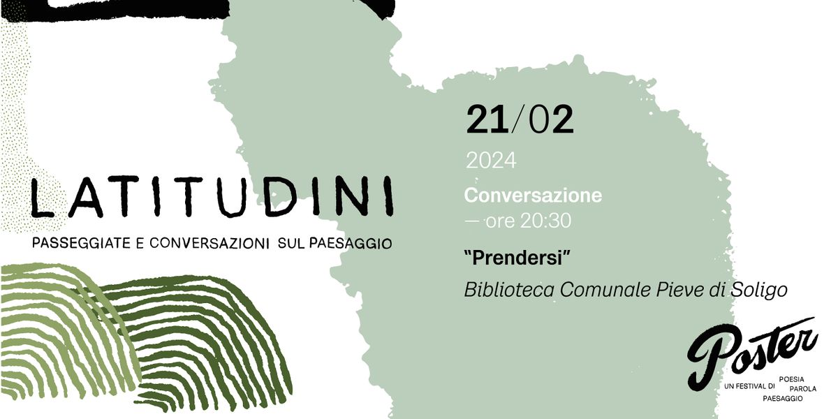 Poster Festival | Latitudini | Conversazioni | Prendersi, Biblioteca ...