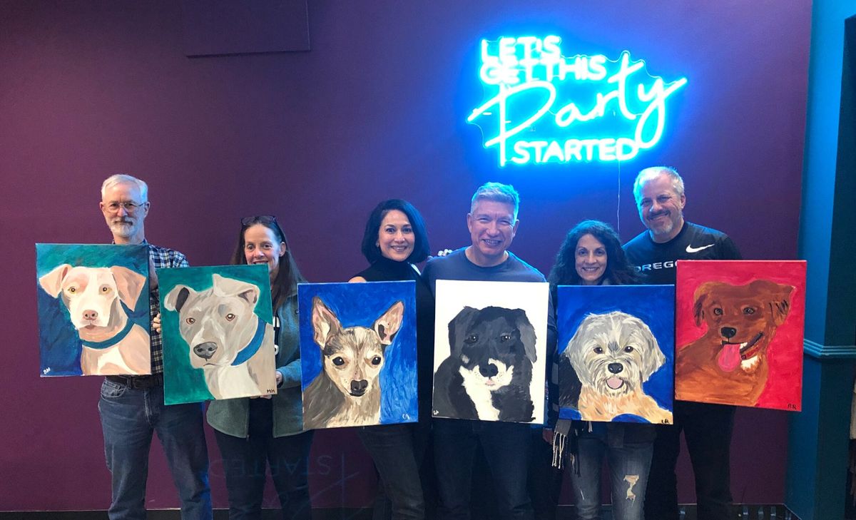 paint your pet byob paint & sip (willowbend location), pipe & palette home outfitters & mixed media art classes, plano, january 29 to december 31 allevents.in paint your pet byob