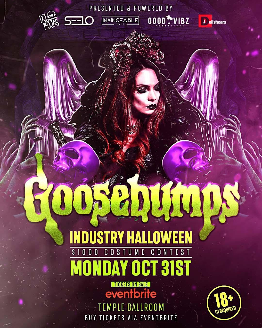 Kqennewsradio canceled sullivan credits Goosebumps Industry Hallooween Party, Temple Ballroom, Edmonton