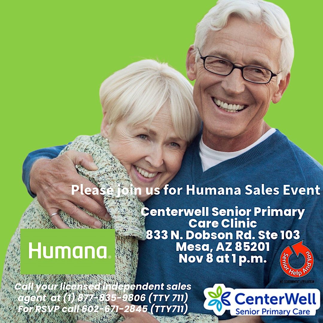 Humana Sales Event, CenterWell Senior Primary Care, Mesa, 8 November