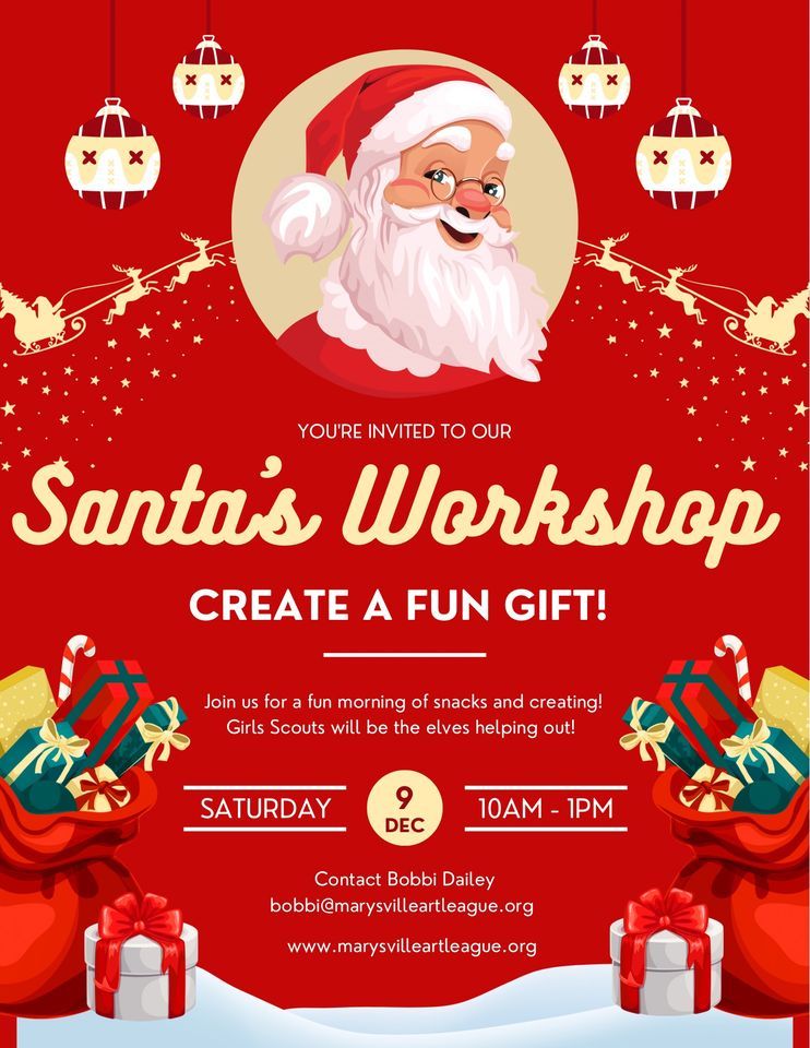 Santa’s , Marysville Art League, December 9 2023 AllEvents.in
