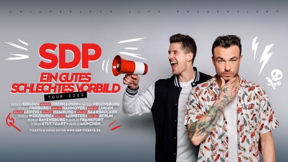 SDP • "Ein Gutes Schlechtes Vorbild" Tour 2023 • Saarbrücken, EWerk