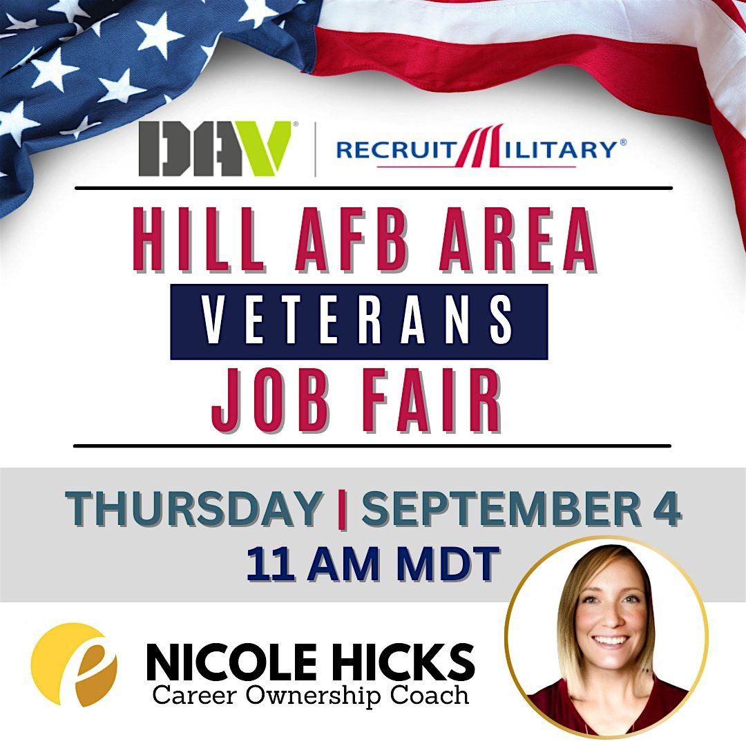 Hill AFB Area Veterans Job Fair, 4 September | Event in Layton | AllEvents