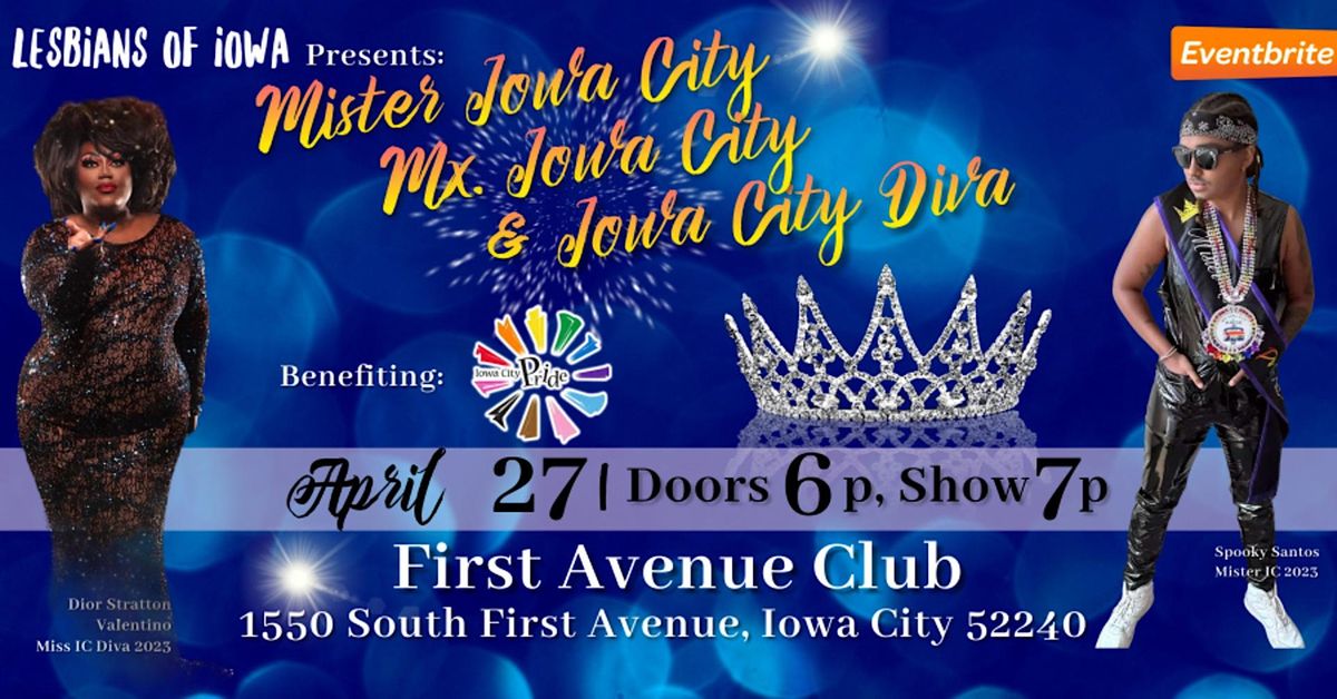 Mister Iowa City, Mx. Iowa City & Iowa City Diva Pageant 2025, First
